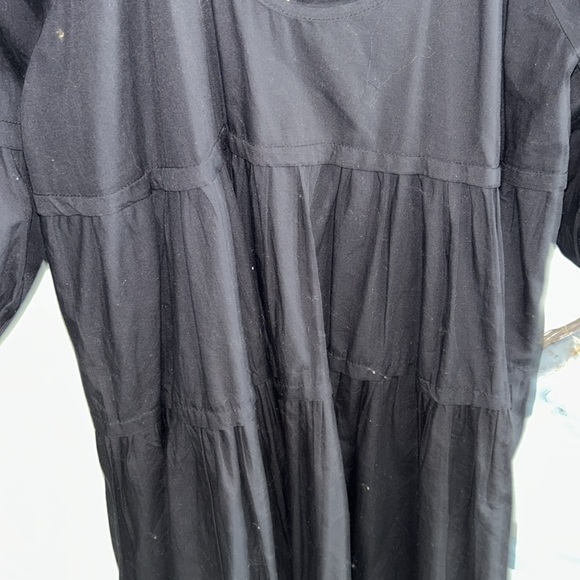 ⭐️NWOT Free People Syd Poplin MIDI Dress with Puff Sleeves⭐️ - Picture 8 of 9